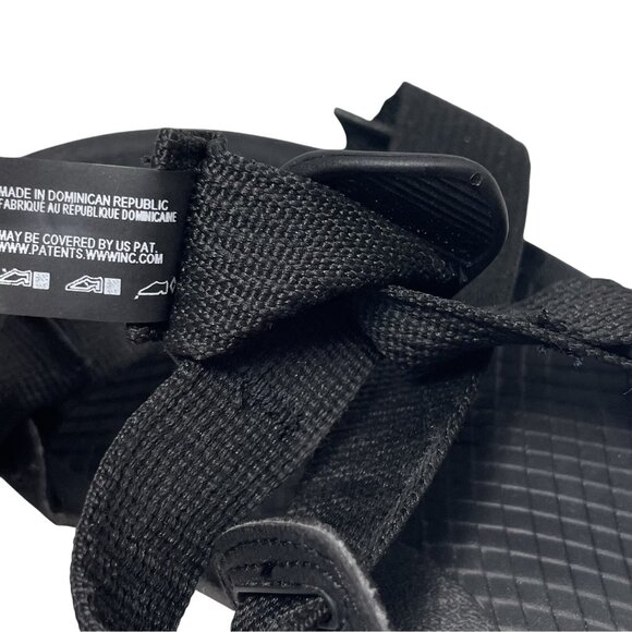 Chaco Lowdown Slide Sandals Womens 7 Black Flip Flops Slip-On Shoes Beach Artsy - Picture 9 of 9